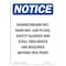 Signmission OSHA Notice Sign, Hairnet Beard Net Hard Hat Ear, 24in X 18in Aluminum, 18" W, 24" H, Portrait OS-NS-A-1824-V-13191 - alternate 1